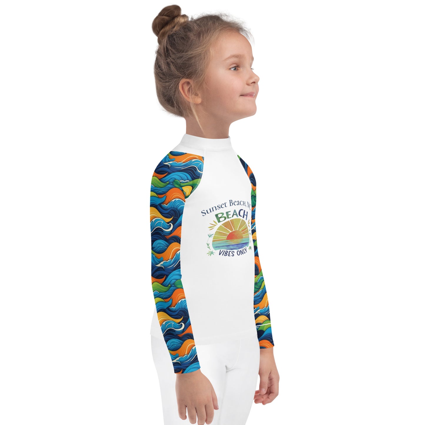 Sunset Beach- Kids Rash Guard